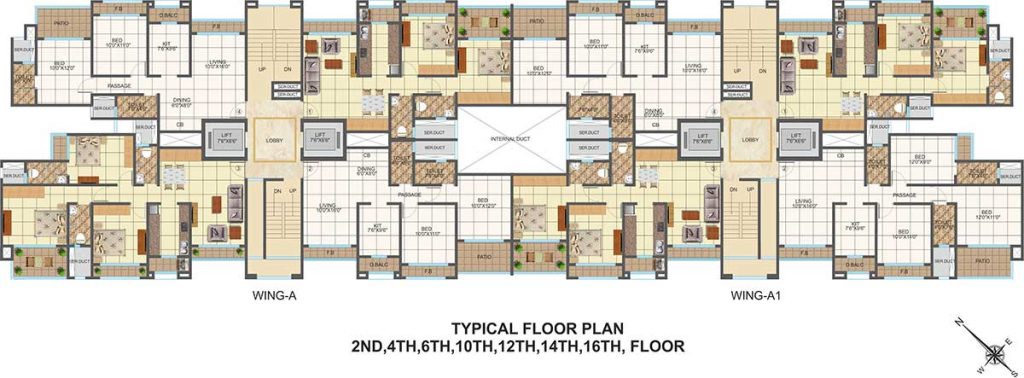 Even Floor Plan - Kings Court by Tcj Realty