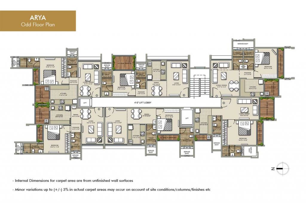 Odd Floor Plan - Arya by TCJ Realty