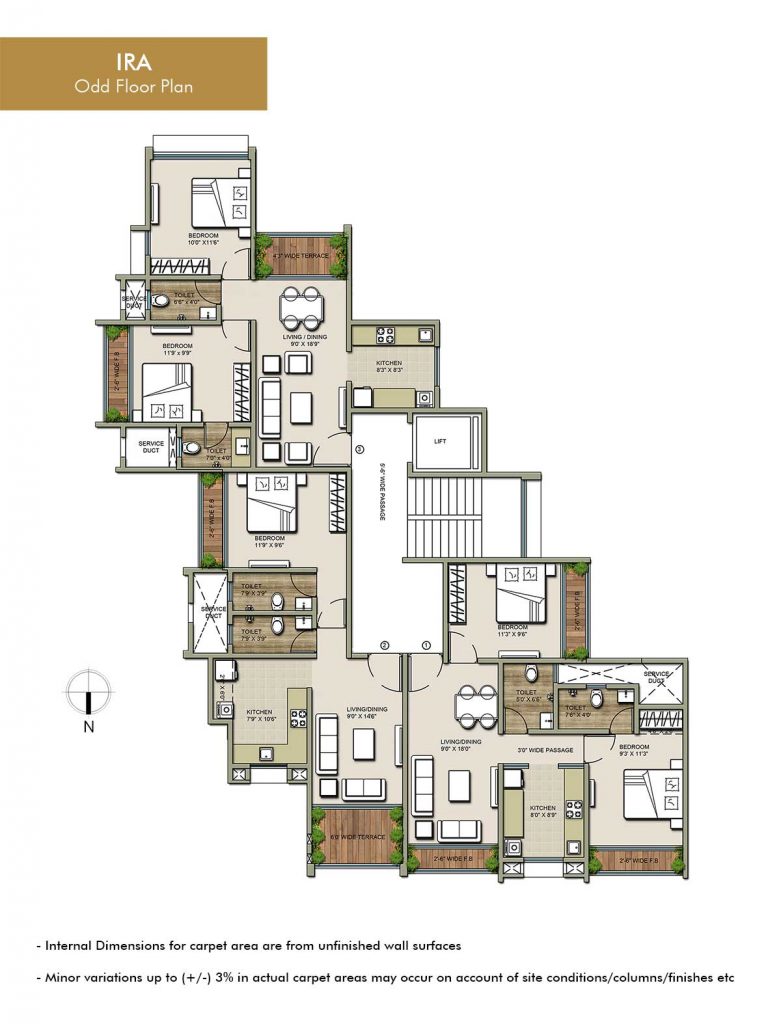 Odd Floor Plan - Ira by TCJ Realty